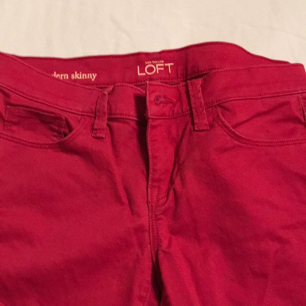 Red Loft Jeans - Picture 2 of 4